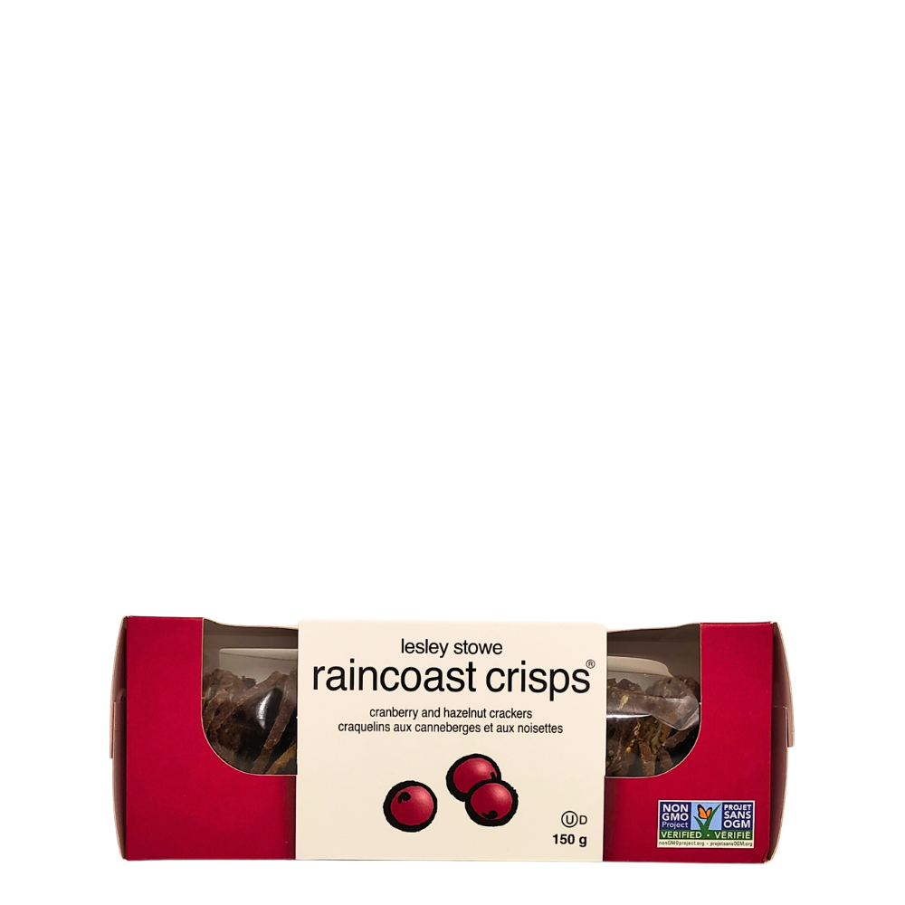 Cranberry & hazelnut crackers